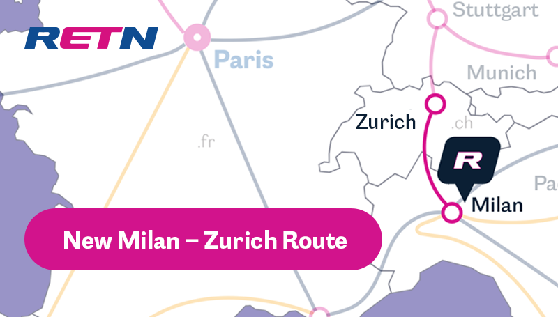 RETN Announces New Milan – Zurich Route