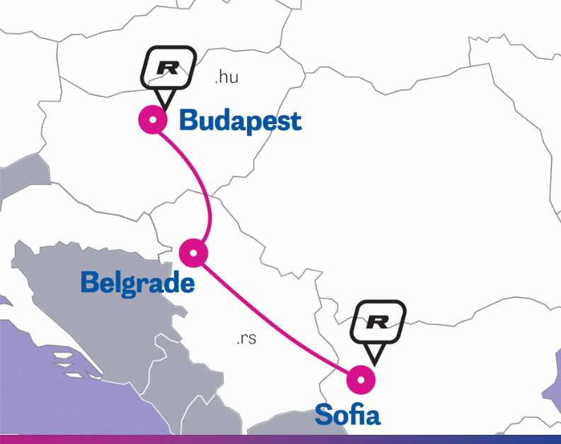 Balkan expansion: RETN incorporates new long-haul DWDM route Budapest-Belgrade-Sofia